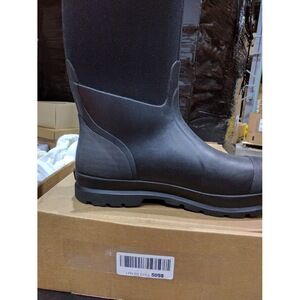 The Muck Boot Company Chore Mid Calf Waterpoof Work Boots,Black 13